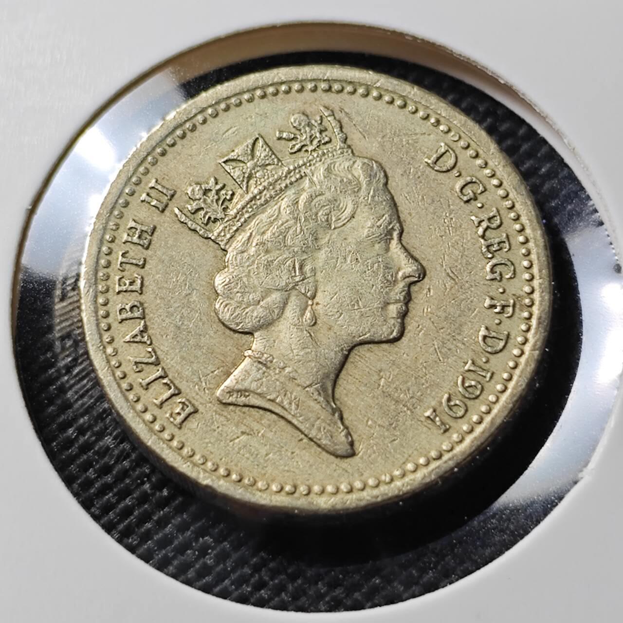 KK钱币收藏小铺  第388期  2月预留时间 周末发货  英国1镑