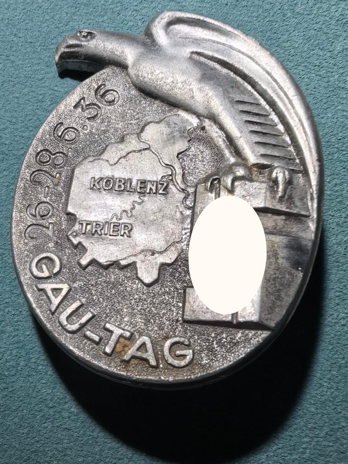 盛世勋华——号角文化勋章邮票专场拍卖第300期 德国（1939）1936年科布伦茨-蒂罗尔地区纪念日证章 非常少见