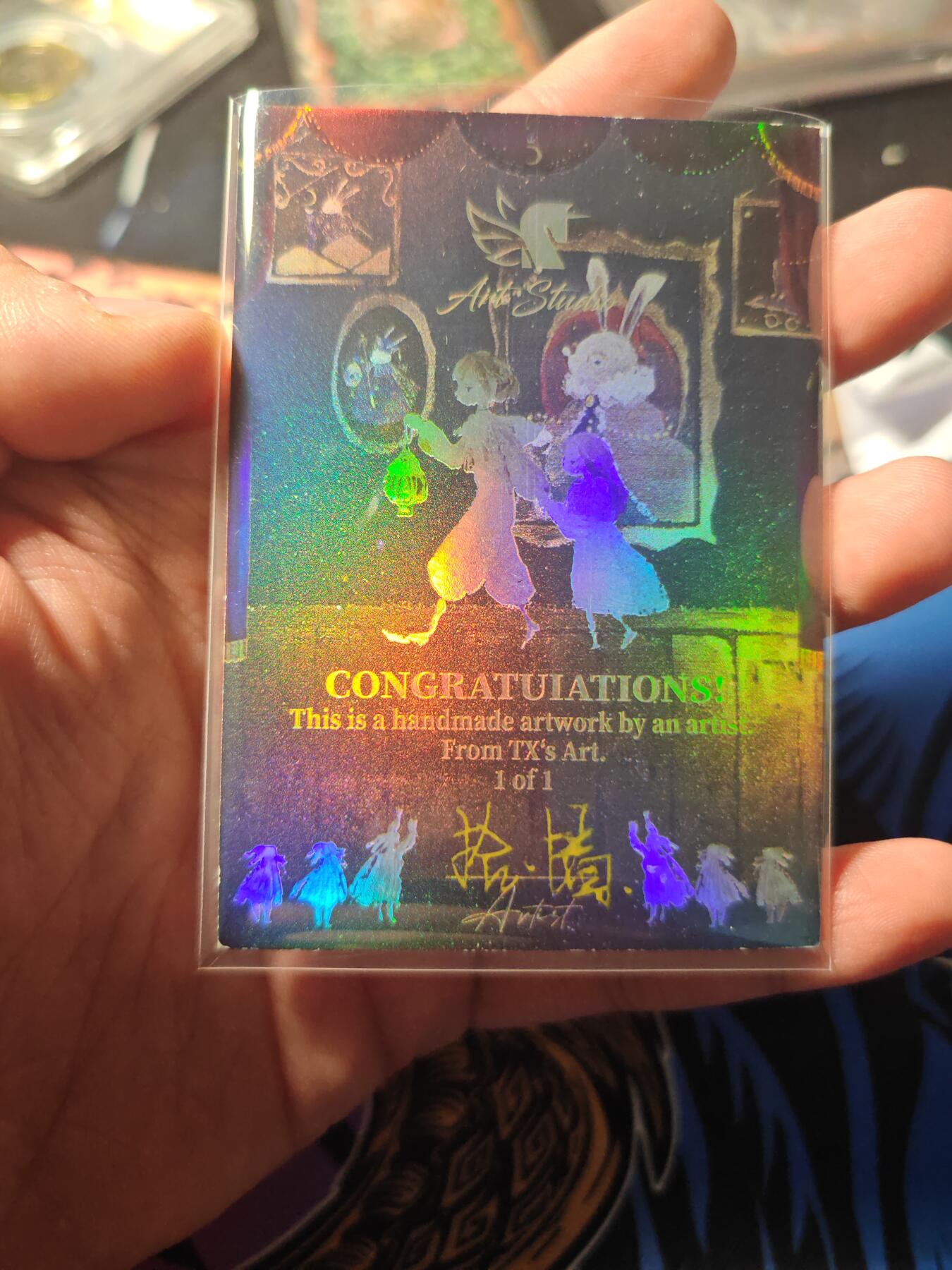 卡牌实验室开始第十二次实验 【手绘】童话美女 1/1