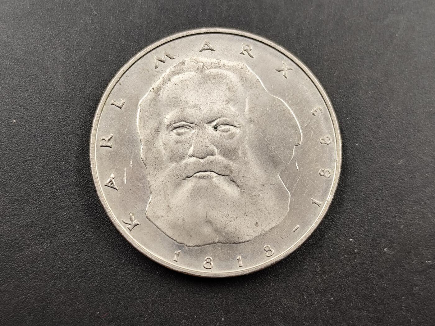 1月18日徽章钱币专场 1983年马克思纪念币5马克