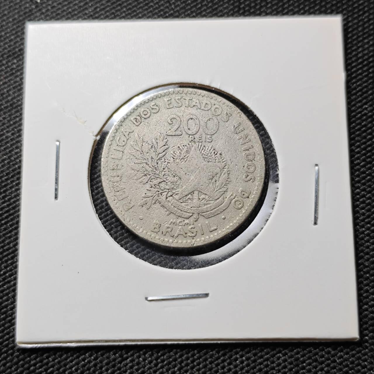 KK钱币收藏小铺  第388期  2月预留时间 周末发货  巴西200里拉