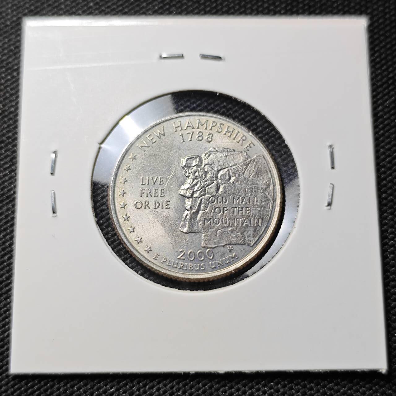 KK钱币收藏小铺  第388期  2月预留时间 周末发货  美国25分纪念币