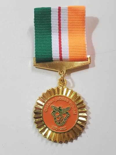 韵星假日拍卖第三十八期 -- Rimey Holidays Auction 38 - 赞比亚共和国国家服务金僖奖章 铜镀金 少见国家 非常厚重 库存品相