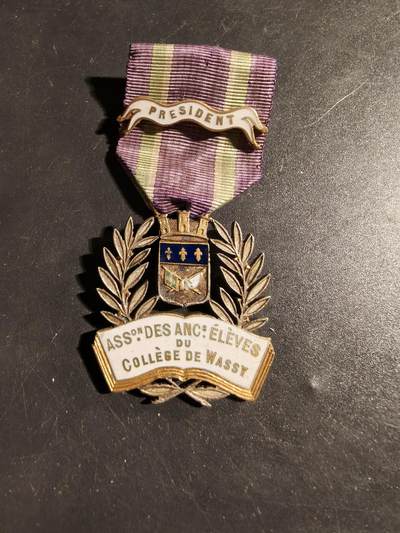 老王徽章第178期 - 法国瓦西学院校友会主席纪念章