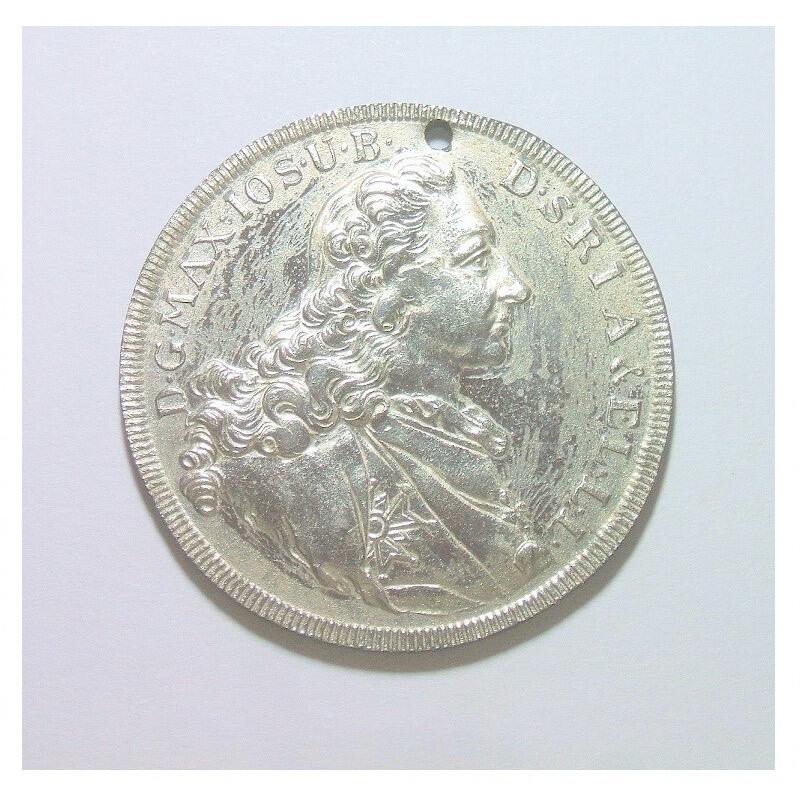 德国巴伐利亚圣母抱婴泰勒型 高浮雕精制大镀银章 40MM