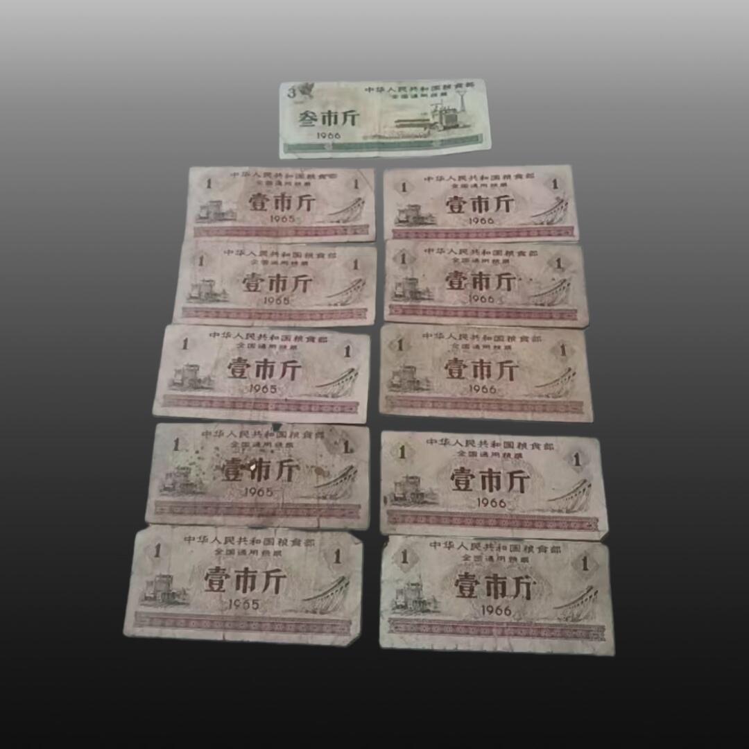 贺春启航--源起 11张全国通用粮票