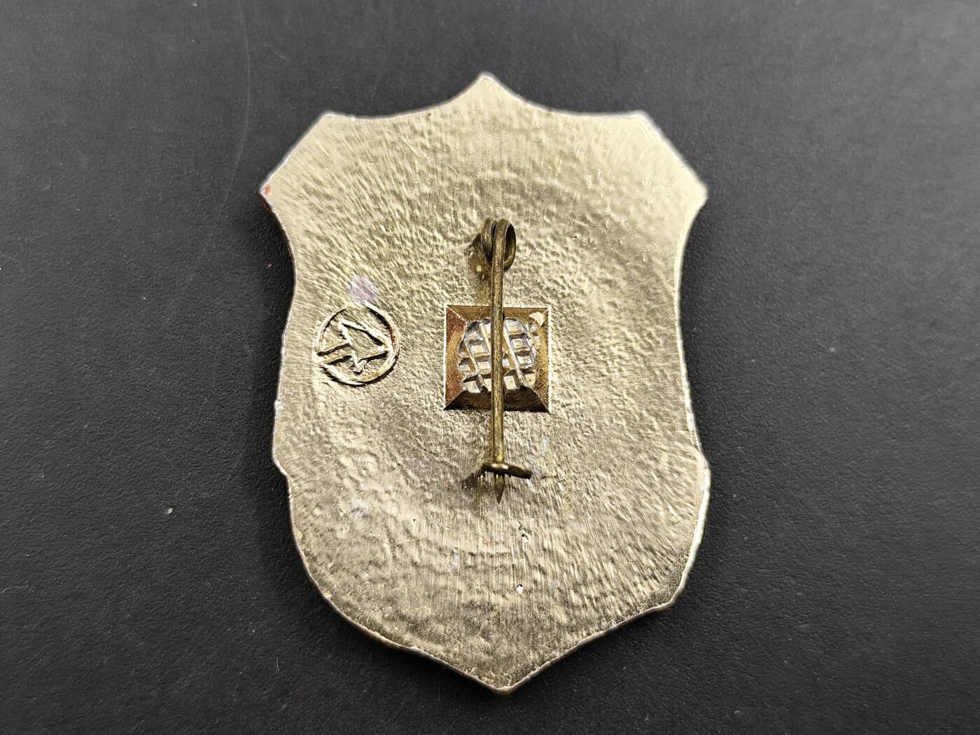 1月18日徽章钱币专场 苏联义务治安官证章铝制