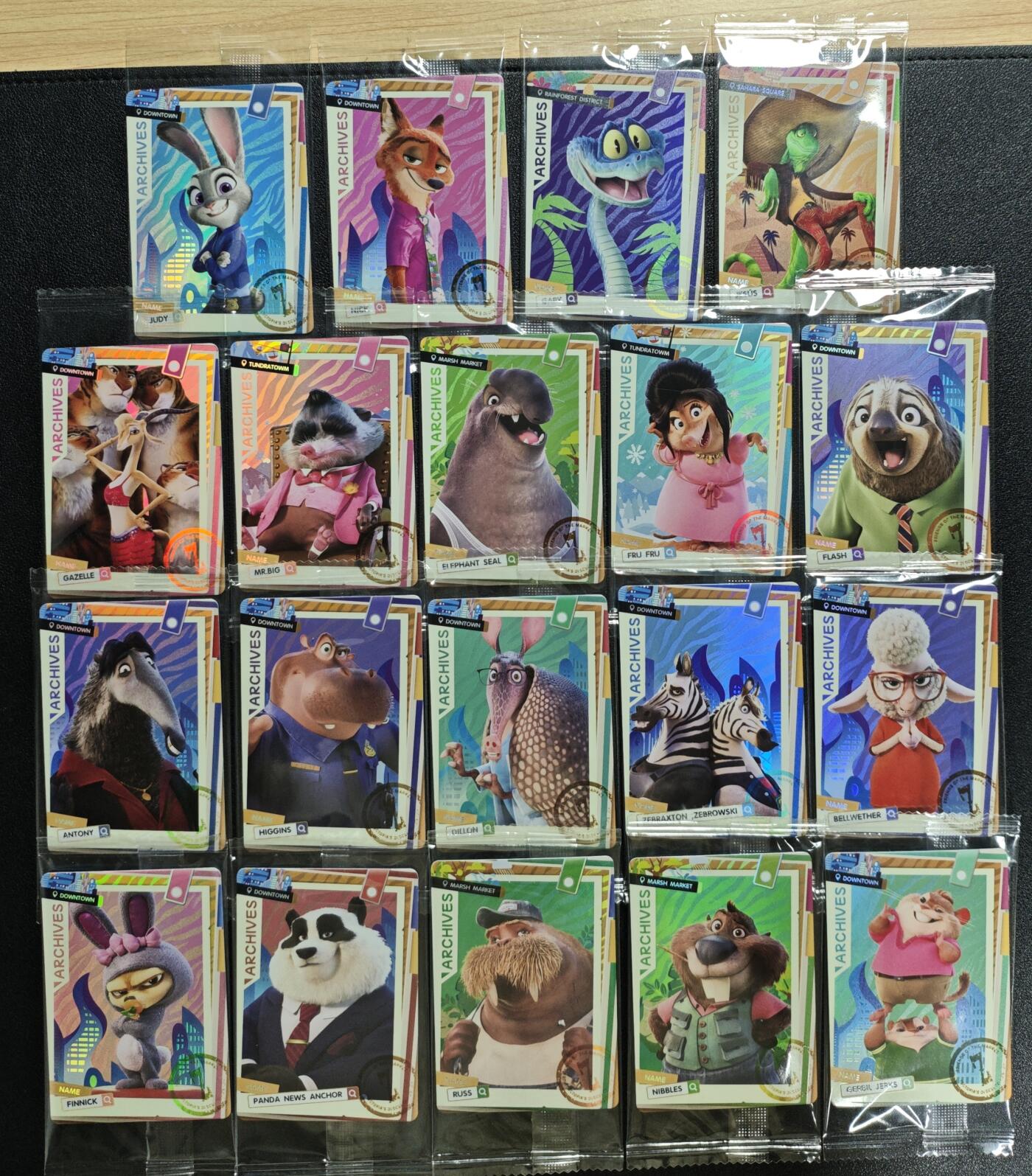 天玑星卡拍第162期《1.19周一截拍》持续收拍收评中 满赠卡需备注 迪士尼 疯狂动物城 十九张