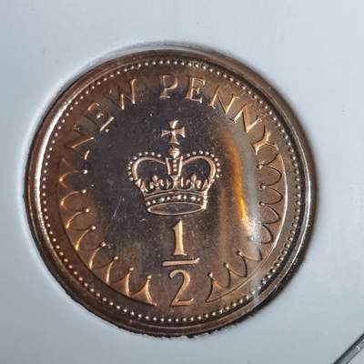 沼泽如烟--第967场 - 英国1971年半便士精制币