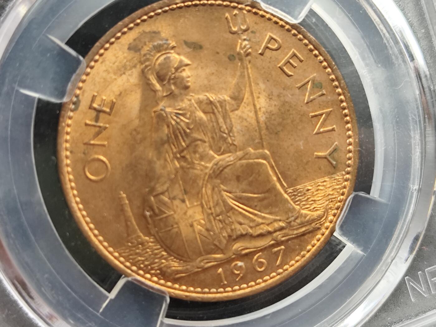 1月18日徽章钱币专场 众诚评级英国铜币