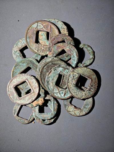 109期新疆红钱粟特钱币丝路钱币专场 - A3杂钱一组20枚