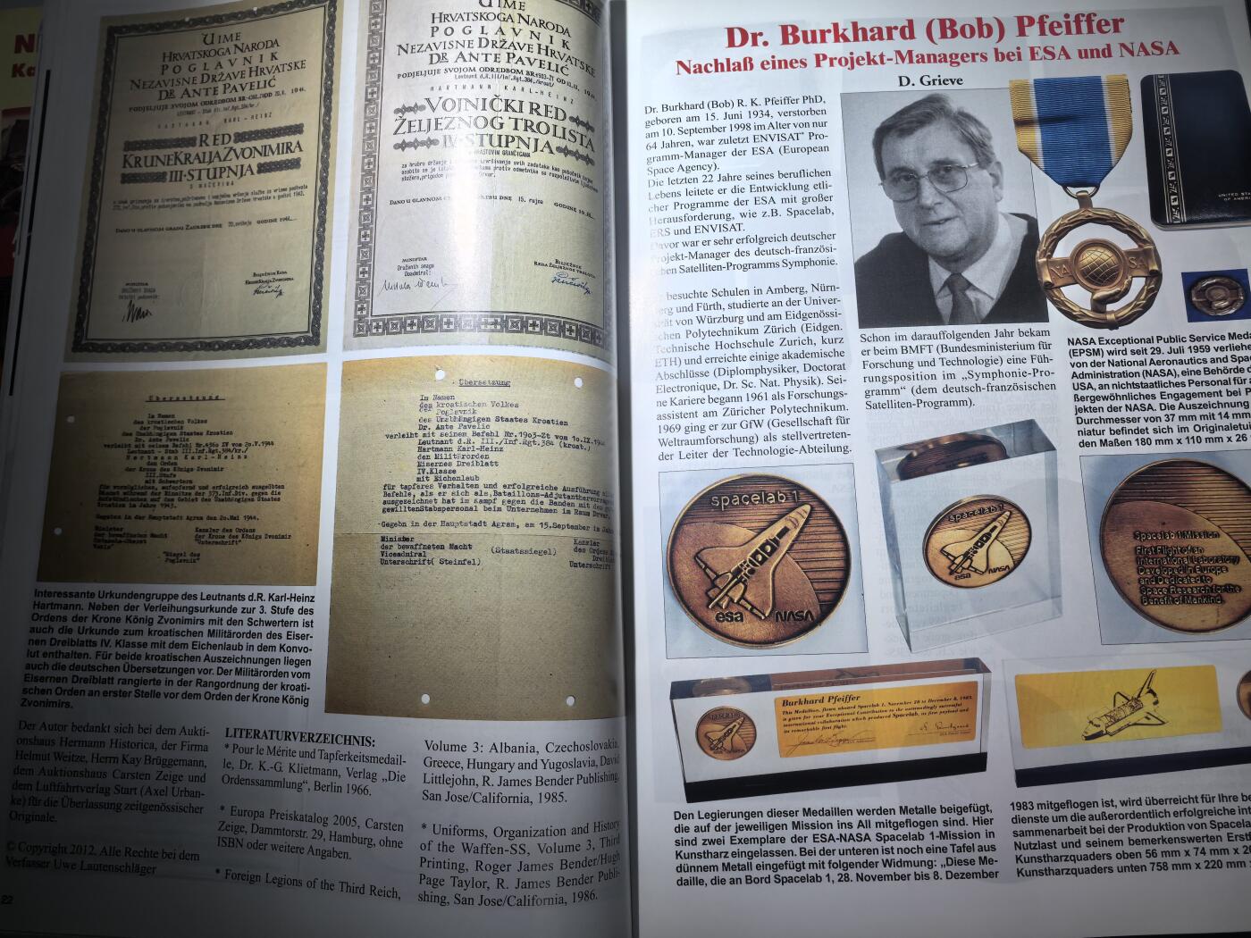 盛世勋华——号角文化勋章邮票专场拍卖第300期 德国出版 Militaria-Magazin杂志 2012年5/6月刊总第155期 58页