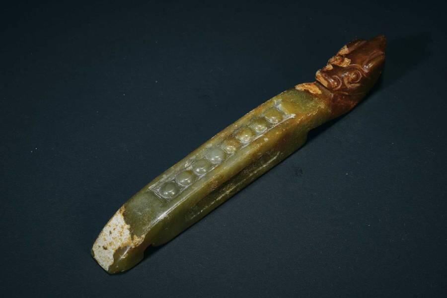 上海都达杂项专场三（全场包邮） 古玉玉带钩86-55