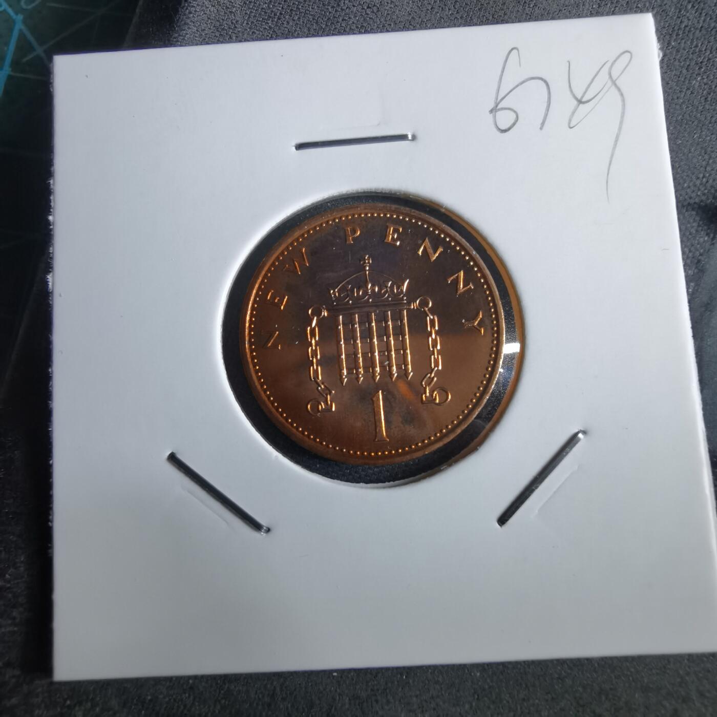 沼泽如烟--第967场 英国1971年1便士精制币