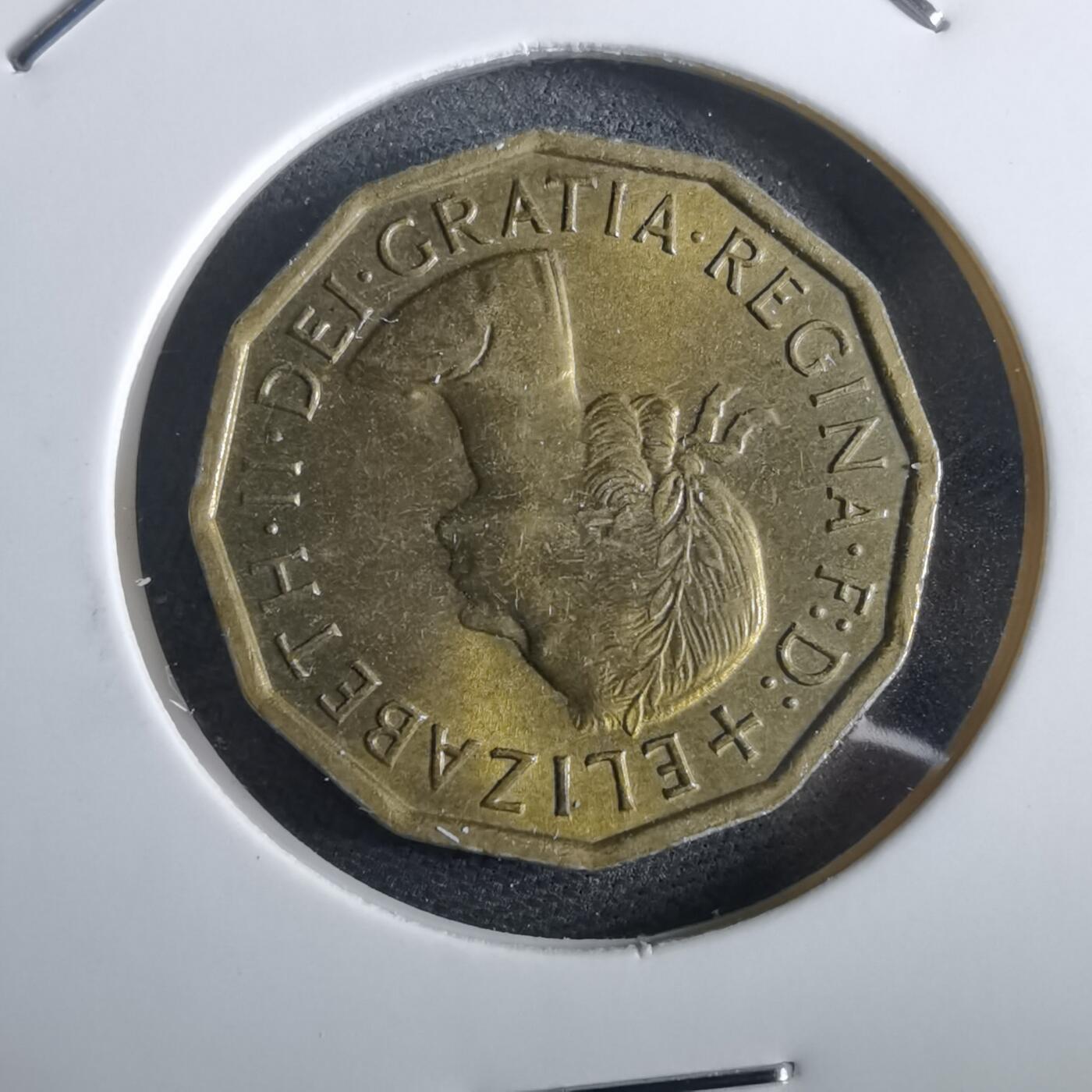 沼泽如烟--第967场 英国1960年3便士