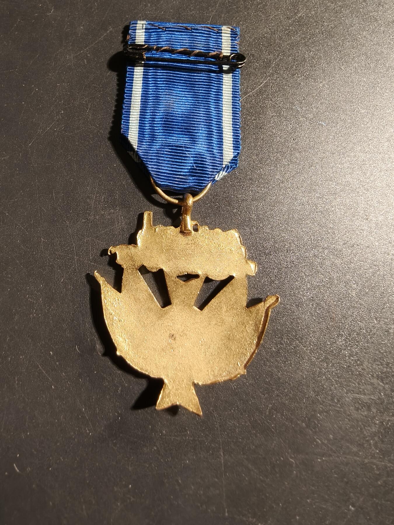 老王徽章第178期 法国铁路工人协会奖章     铜质珐琅