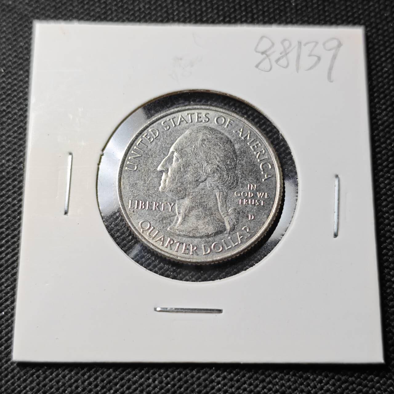 KK钱币收藏小铺  第388期  2月预留时间 周末发货  美国25分纪念币