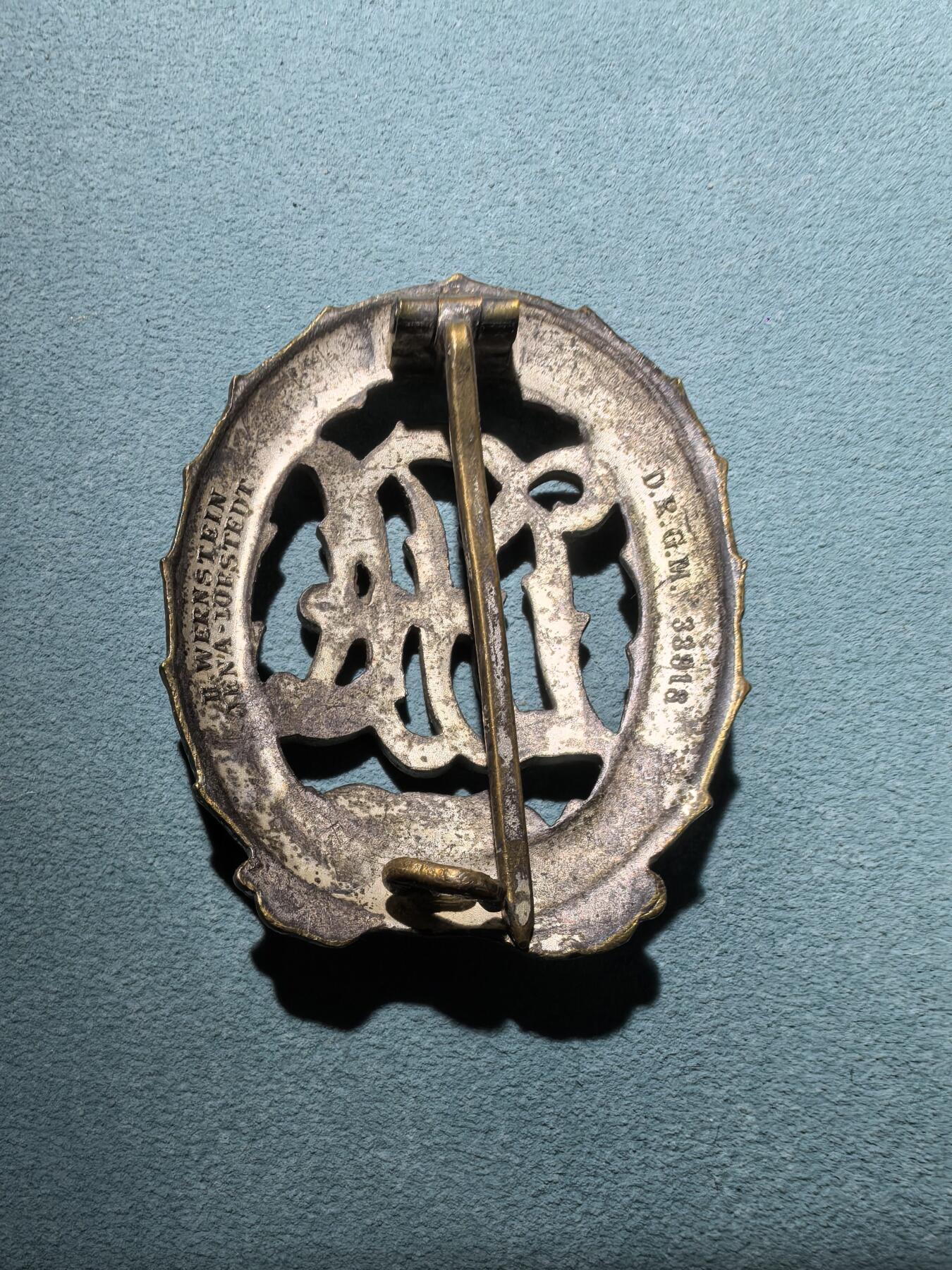 盛世勋华——号角文化勋章邮票专场拍卖第300期 德国（1939）铜级体能奖章 带厂标