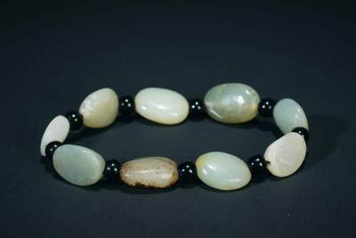 上海都达杂项专场三十四【年后发货全场包邮】  天然和田玉籽料手串86-77