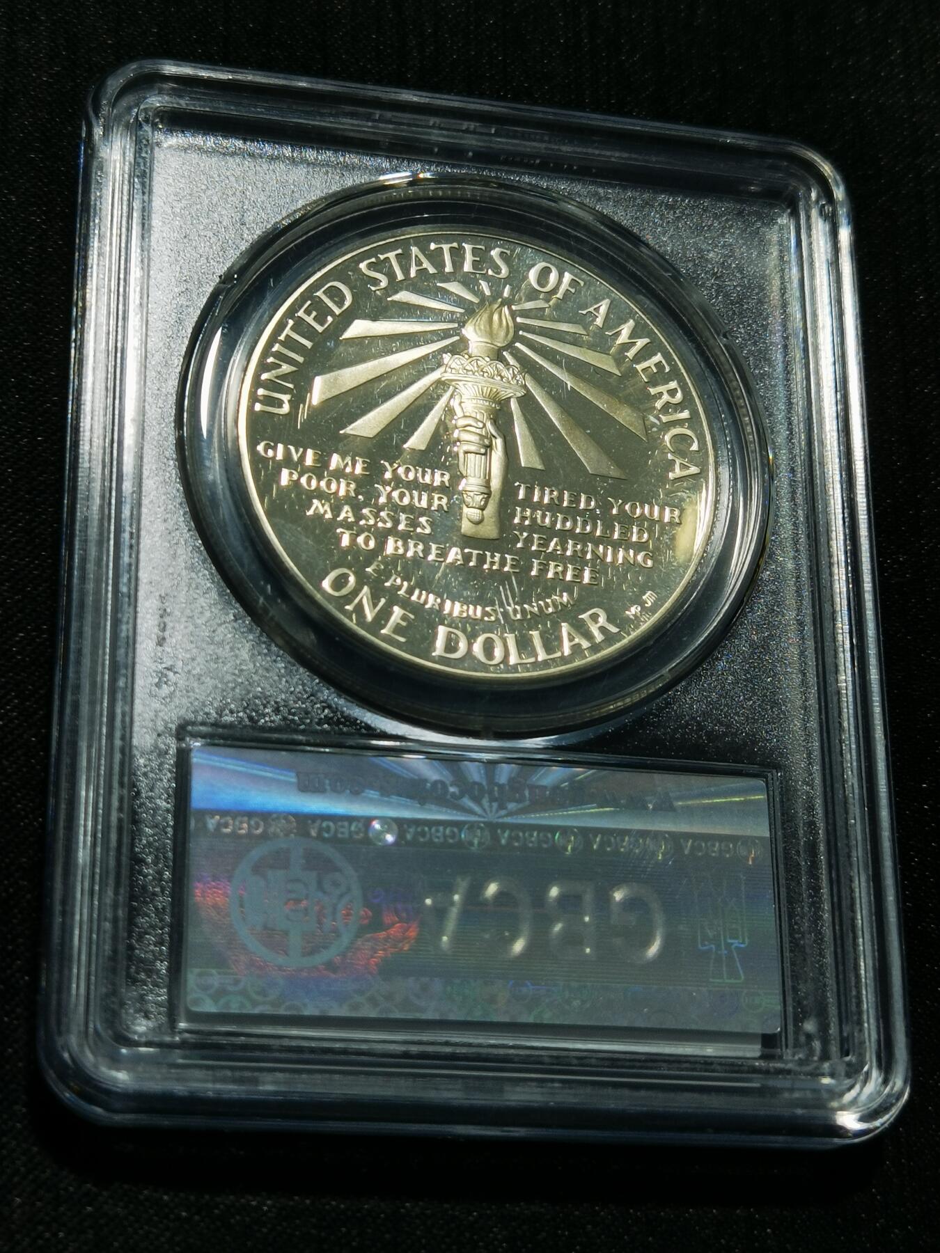 天下钱庄专场欢迎参拍 美国自由女神像一美元银币