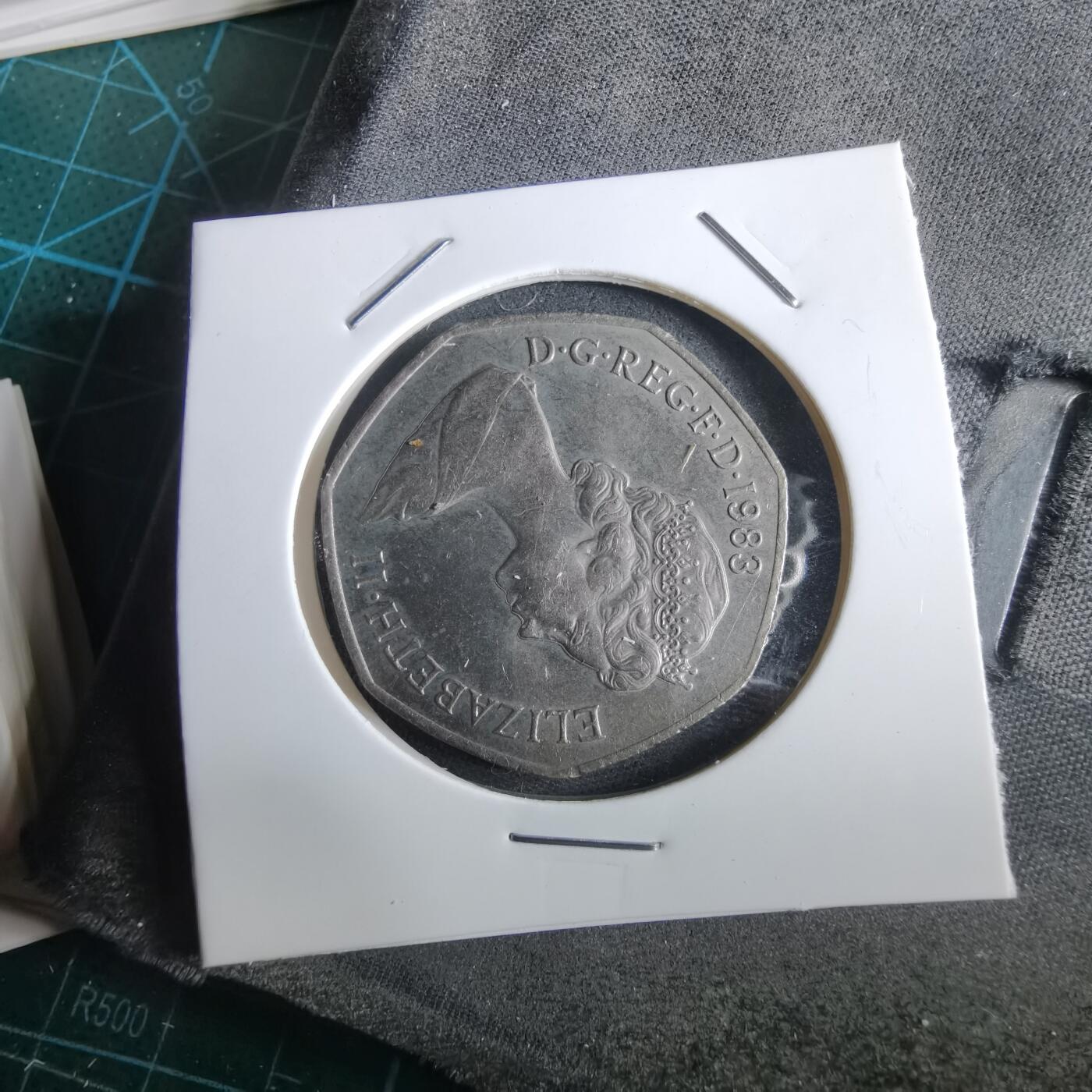 沼泽如烟--第967场 英国1983年50便士