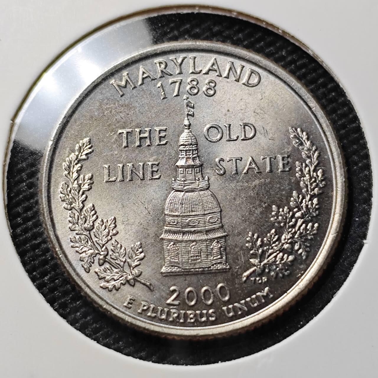 KK钱币收藏小铺  第388期  2月预留时间 周末发货  美国25分纪念币 好品