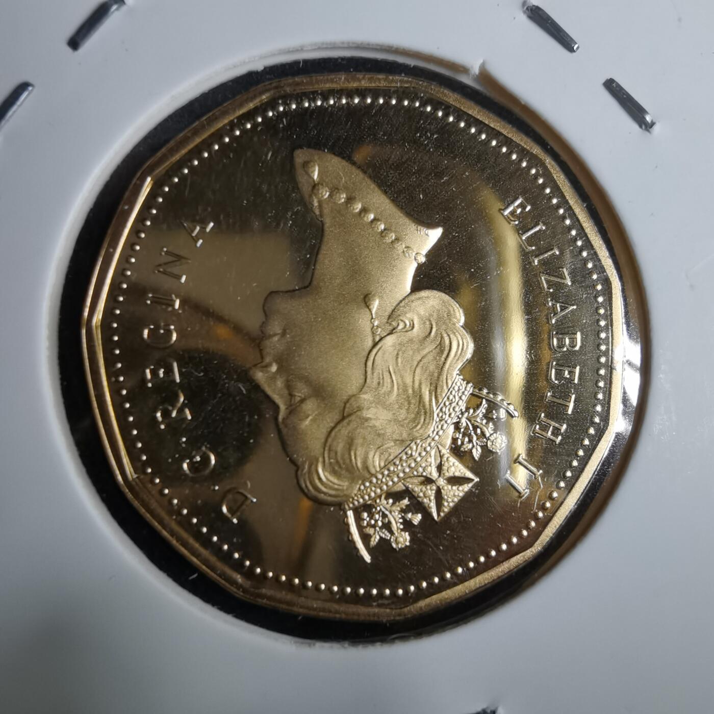 沼泽如烟--第967场 加拿大1993年一元精制币