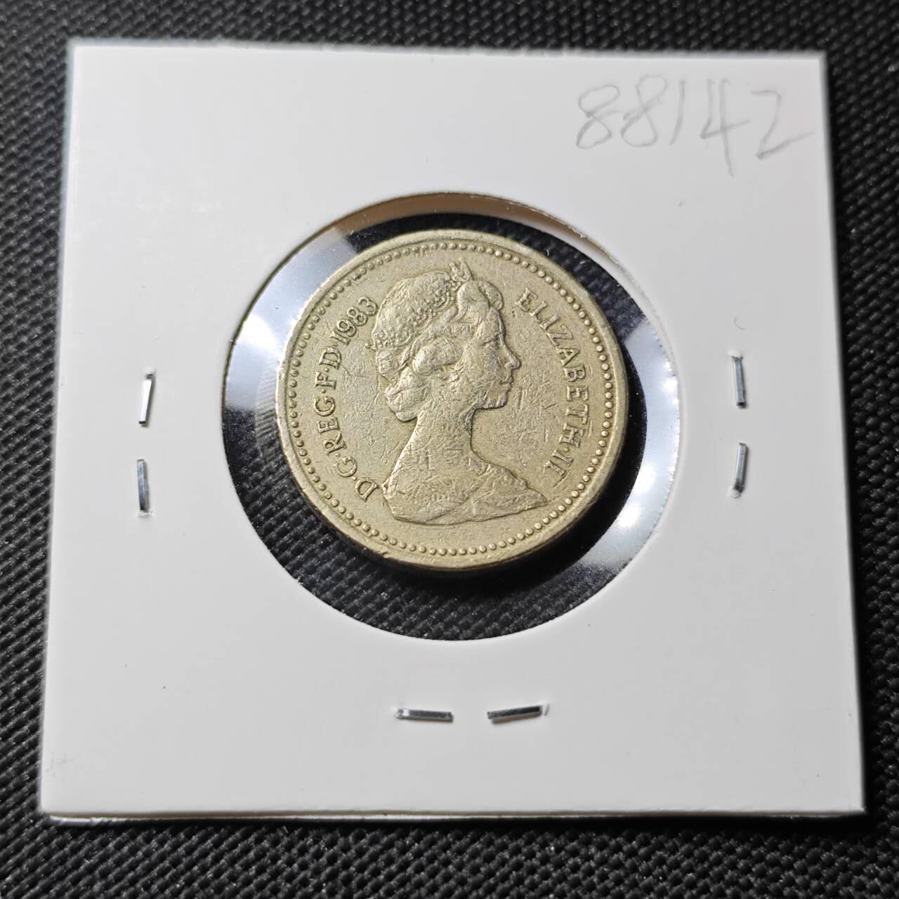 KK钱币收藏小铺  第388期  2月预留时间 周末发货  英国1镑