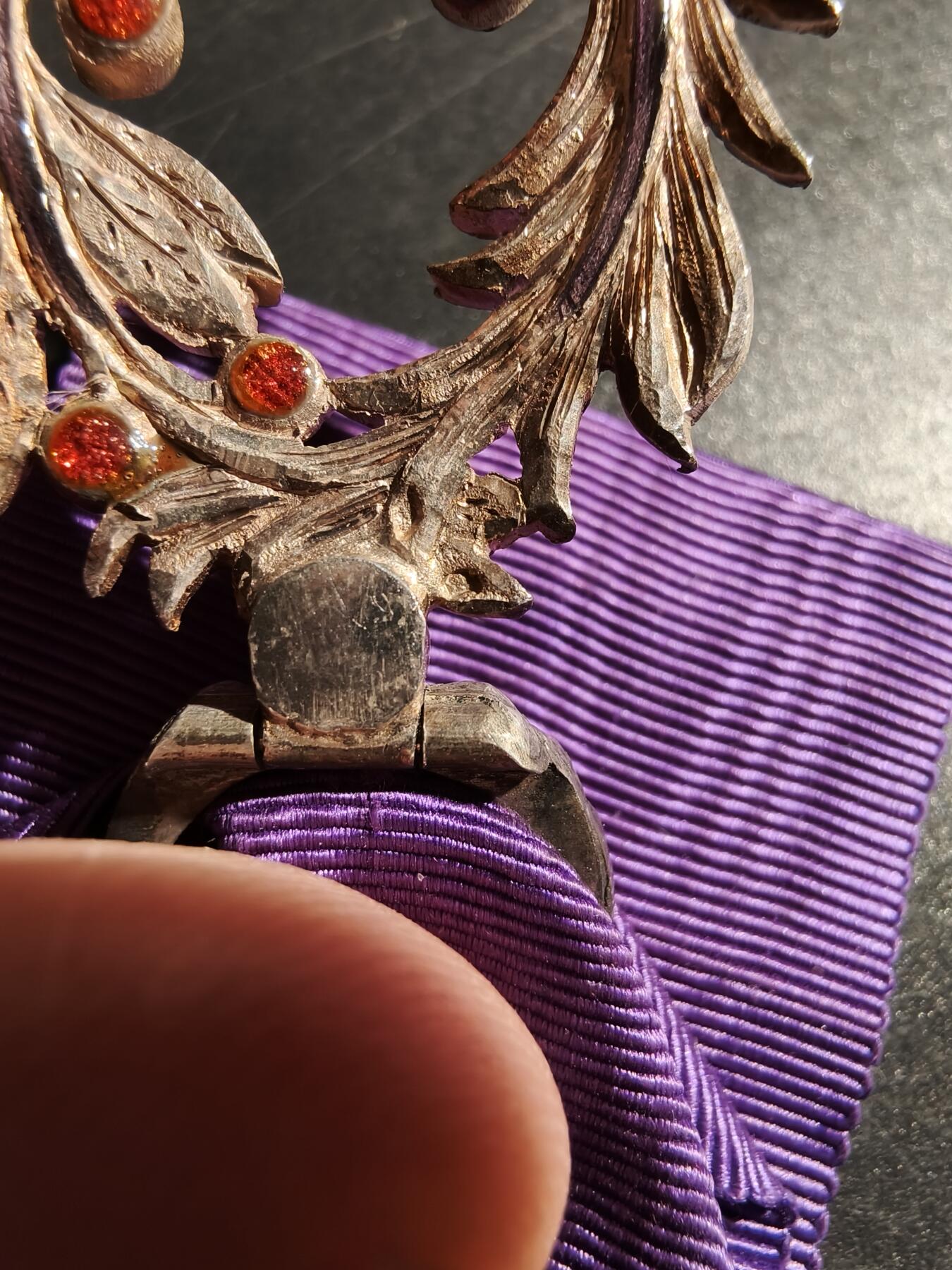 老王徽章第178期 法国骑士级棕榈叶勋章    原盒    珠宝商定制版     银质珐琅