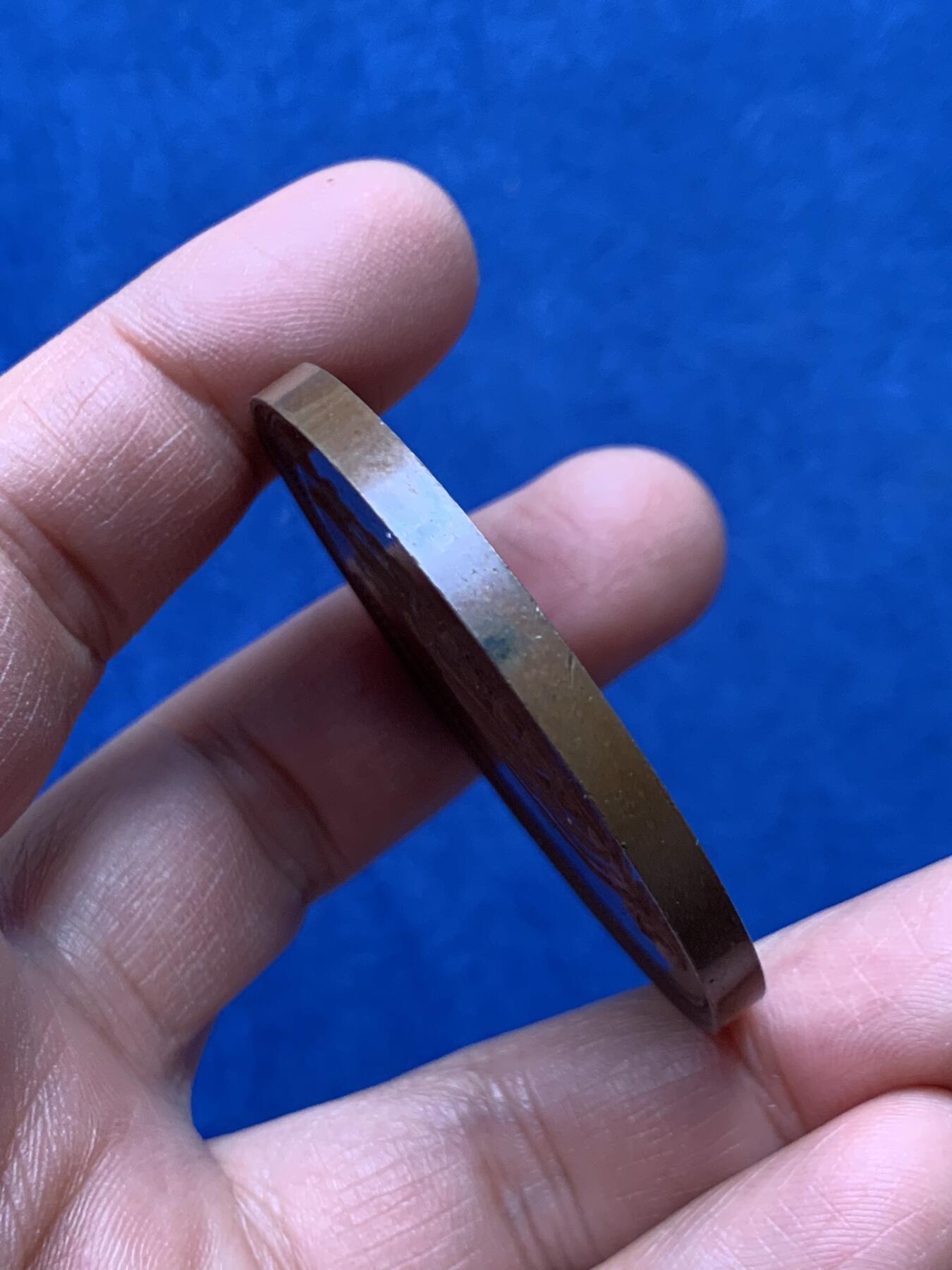 《竞宝斋》第460场 周日，周一，2场连拍 （全场包邮）欢迎送拍 1889年勃兰登堡选帝侯约阿希姆二世皈依新教350周年纪念碑铜章，47.85克，51mm