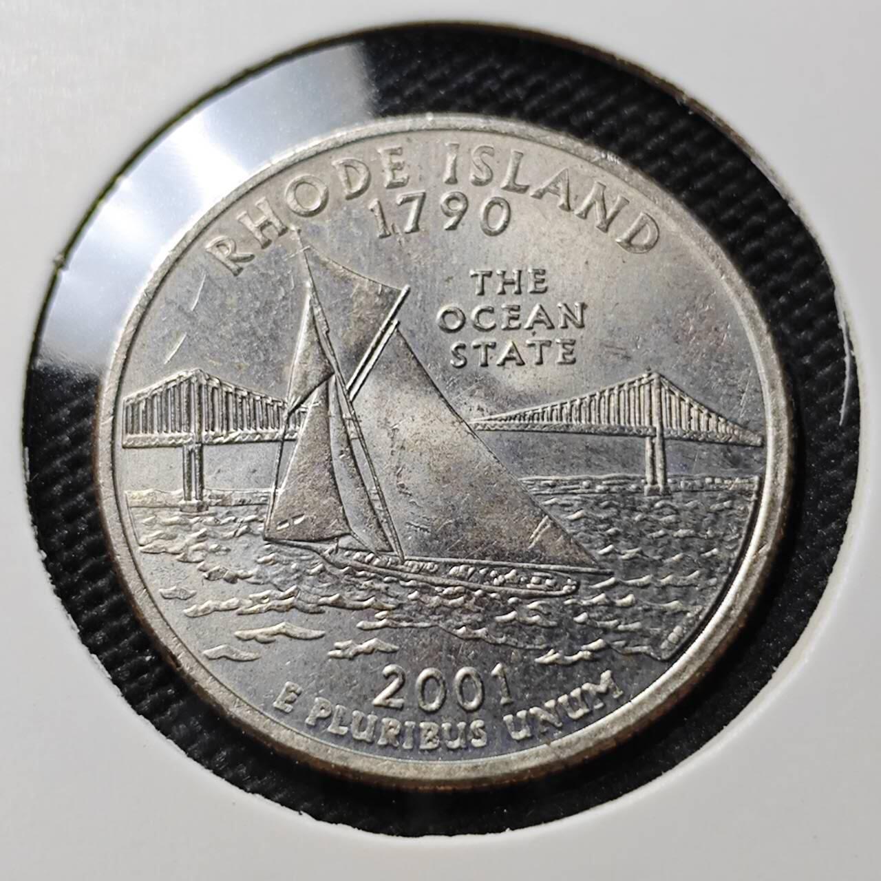 KK钱币收藏小铺  第388期  2月预留时间 周末发货  美国25分纪念币