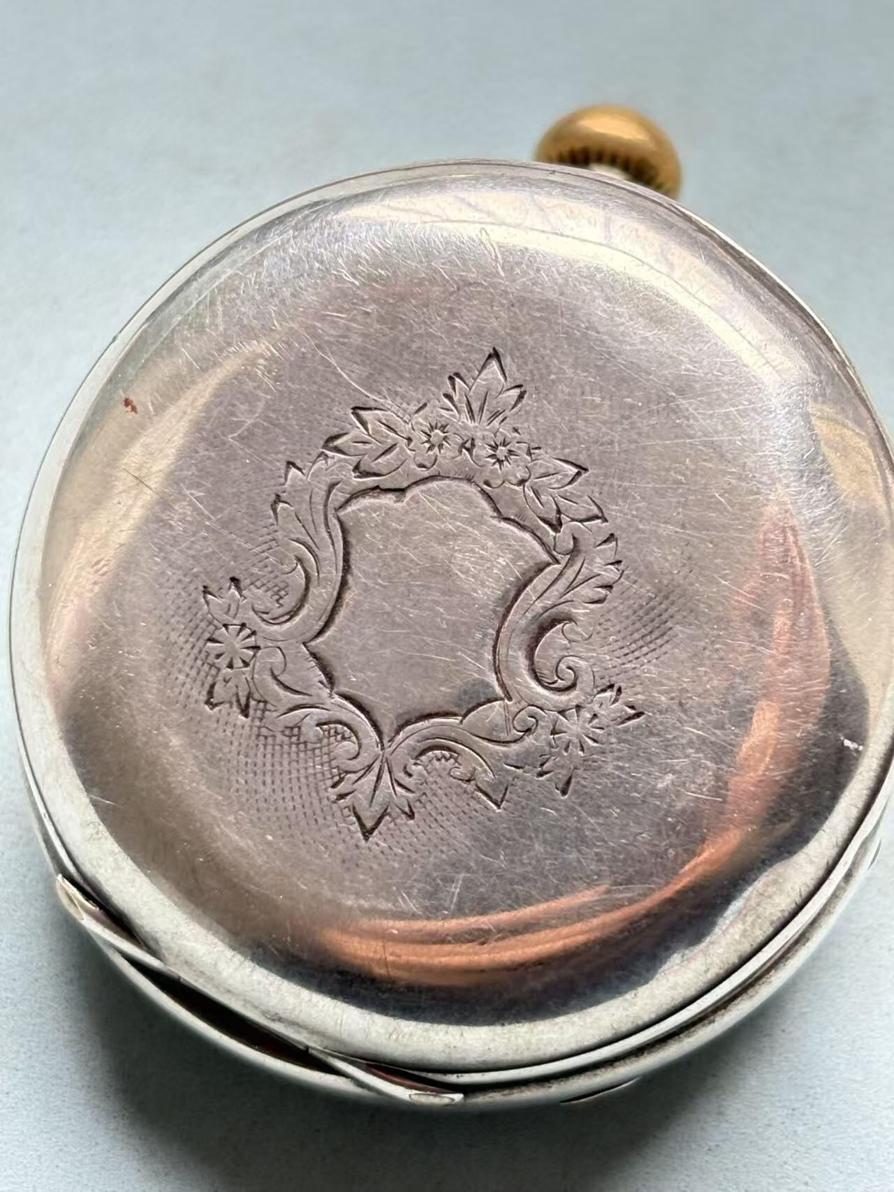 盛世勋华——号角文化勋章邮票专场拍卖第300期 英国银壳套怀表带银标