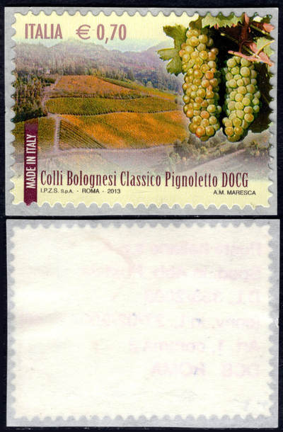 洪涛臻品批发群 精选邮票限时拍卖第1240期  - 2013意大利不干胶邮票 葡萄产区 品如图