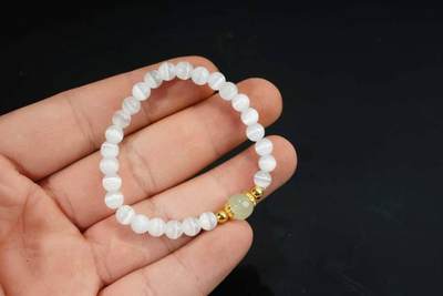 上海都达杂项专场三十四【年后发货全场包邮】  猫眼石手串86-311