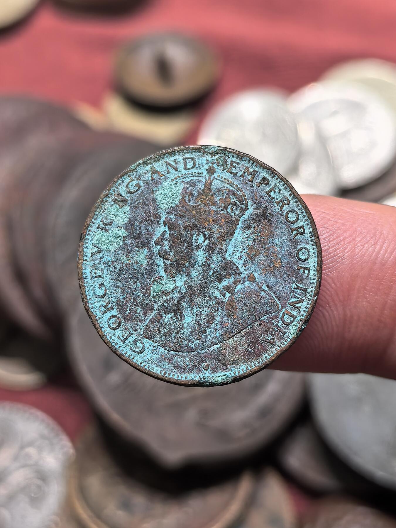 南宋泉阁俄币 外币 国币 专场第二十一期 【送拍无额外佣金】 英属香港 1933年 乔治五世 香港一仙铜币 生美 字口清晰 好品