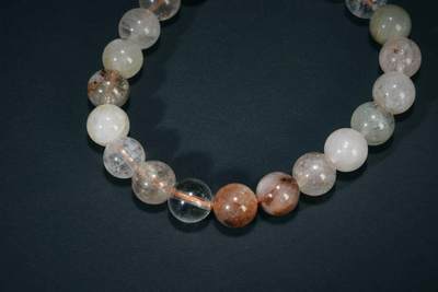 上海都达杂项专场三十四【年后发货全场包邮】  彩兔毛水晶手串86-310