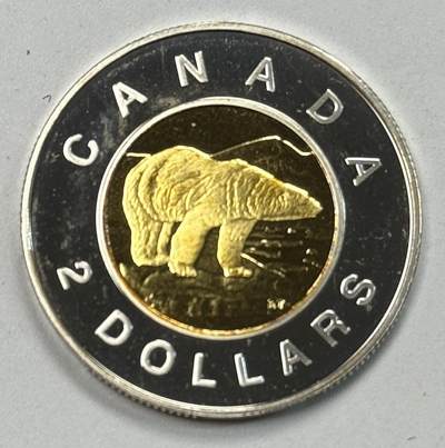 S&S Numismatic世界钱币-拍卖 第119期  - 加拿大2000年 北极熊 2加元双色银币 8.83克925银