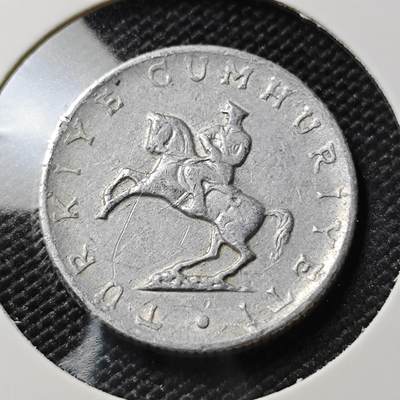 KK钱币收藏小铺  第388期  2月预留时间 周末发货 -  土耳其5里拉