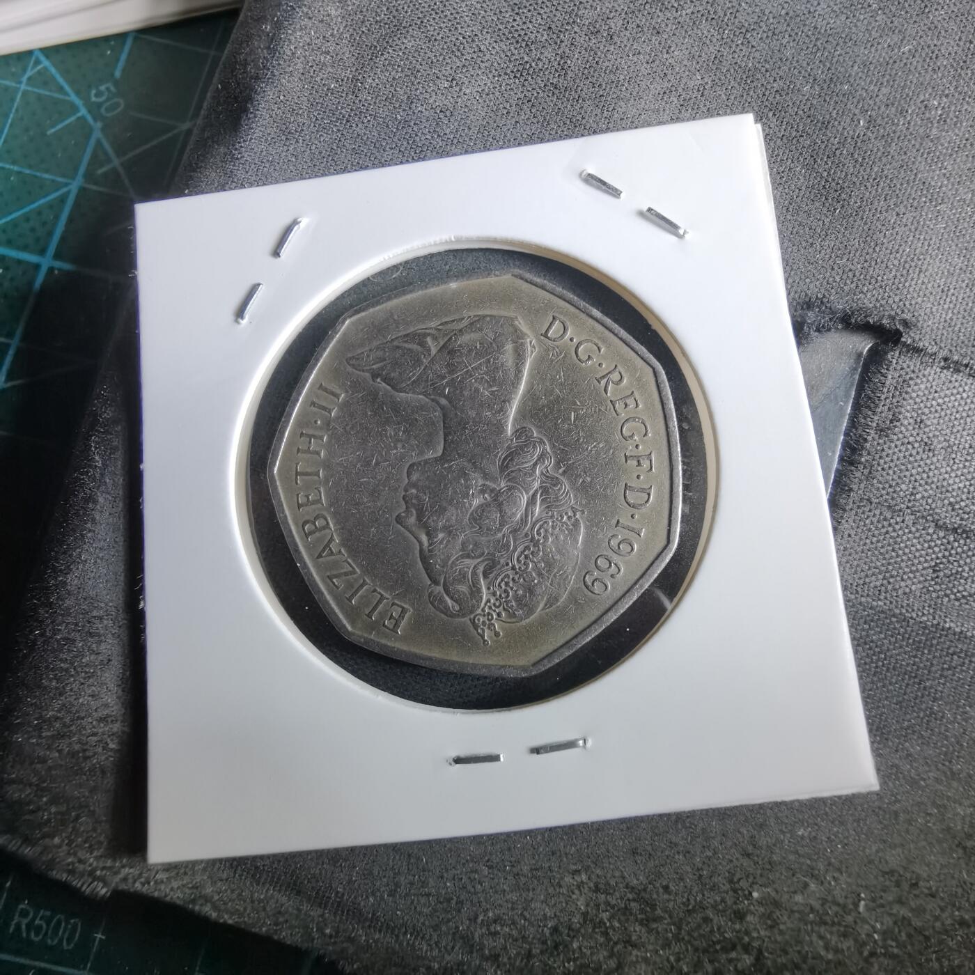 沼泽如烟--第967场 英国1969年50便士