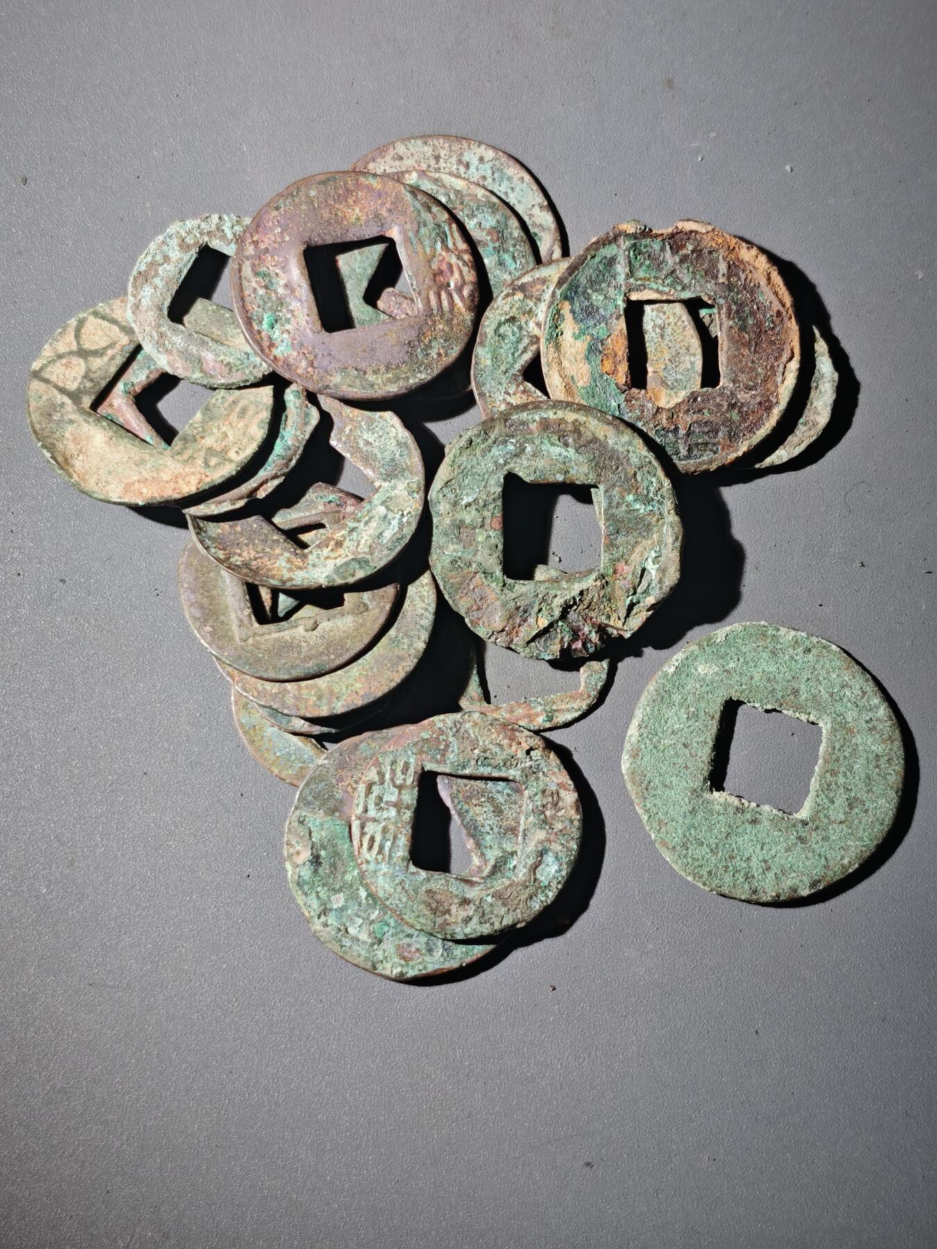 109期新疆红钱粟特钱币丝路钱币专场 A6杂钱一组20枚