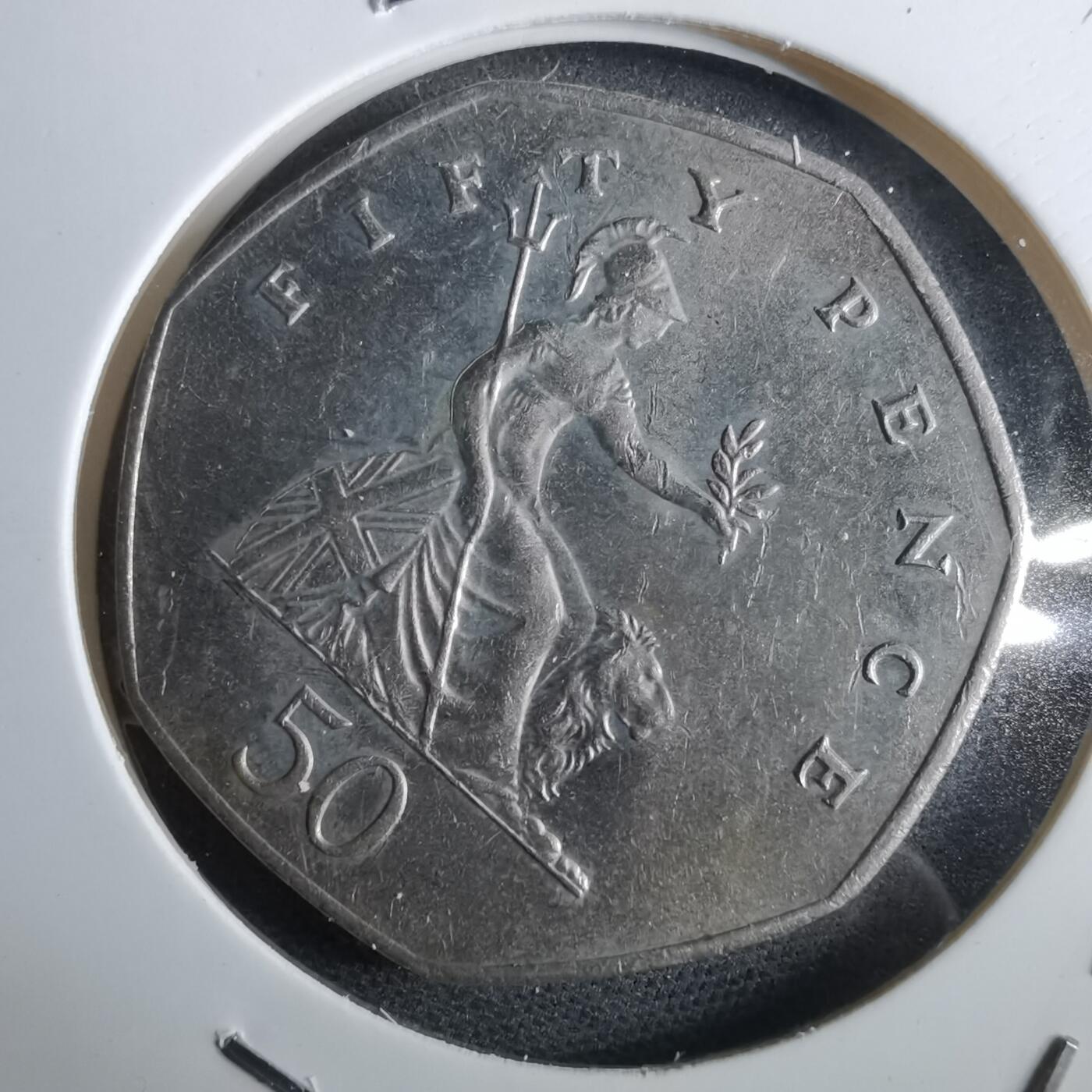 沼泽如烟--第967场 英国1983年50便士