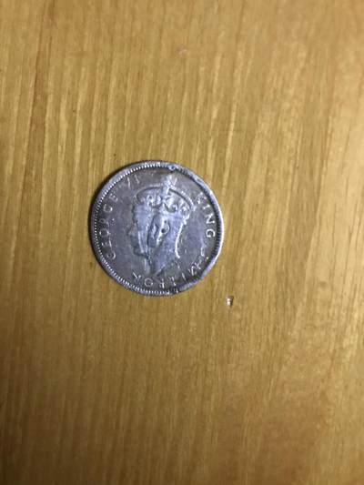 南罗德西亚1942年乔六一先令银币 - 南罗德西亚1942年乔六一先令银币