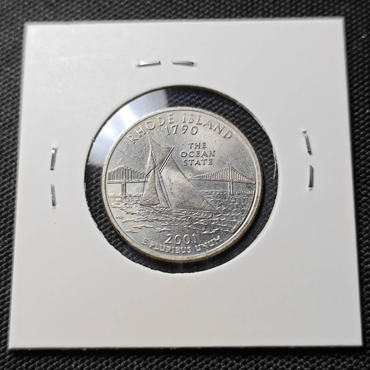 KK钱币收藏小铺  第388期  2月预留时间 周末发货  美国25分纪念币