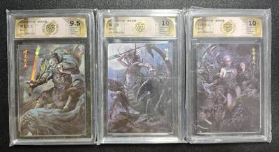 天玑星卡拍第162期《1.19周一截拍》持续收拍收评中 满赠卡需备注 - 焱卡文化 神话中国✘燎原西游 增长天王 彩闪 CCG9.5+蝎子精 白骨夫人 彩闪 CCG10 三张 