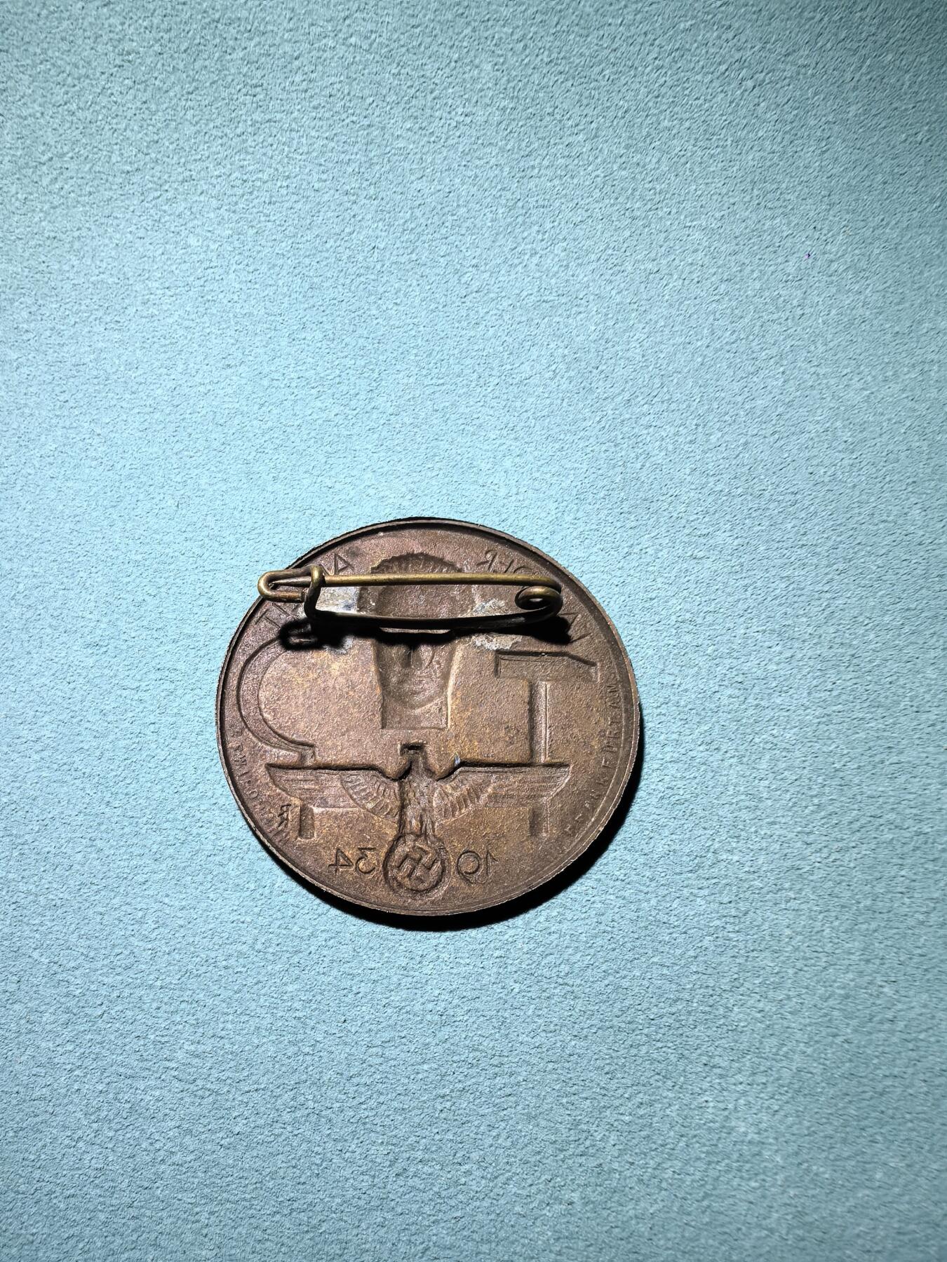 盛世勋华——号角文化勋章邮票专场拍卖第300期 德国（1939）1934年五一劳动节纪念证章