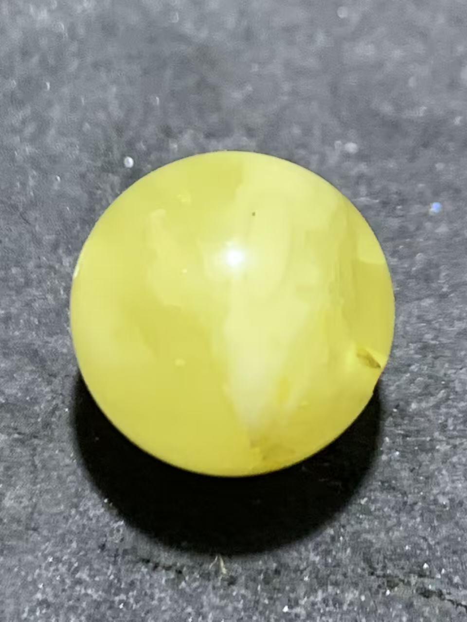 天然俄料原矿蜜蜡通货圆珠一颗