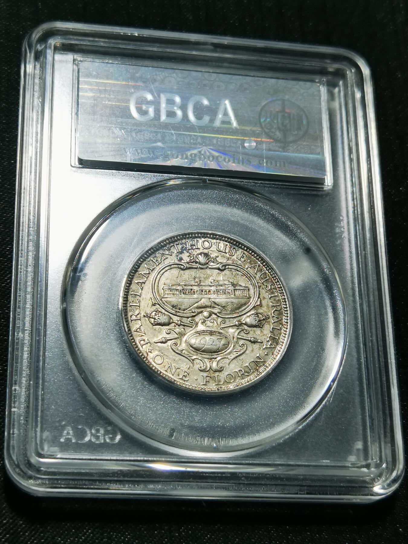 天下钱庄专场欢迎参拍 澳大利亚国会建成1弗罗林银币