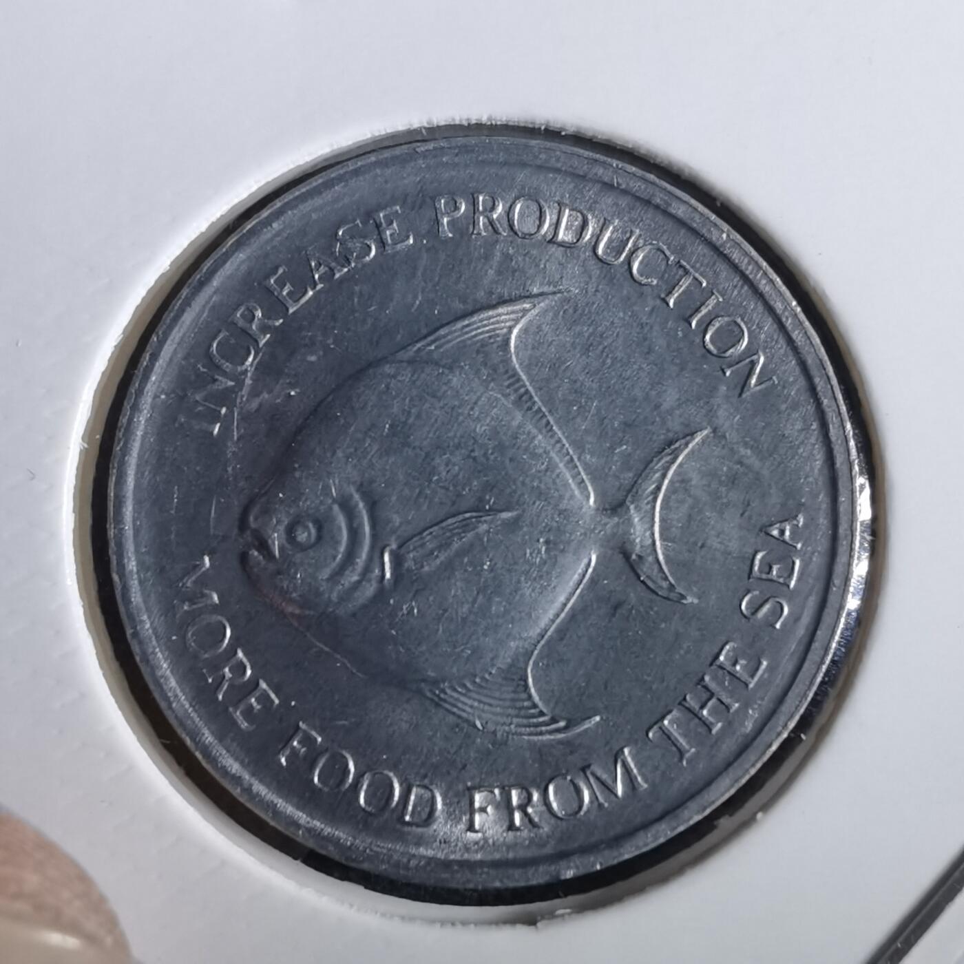 沼泽如烟--第967场 新加坡1971年五分FAO