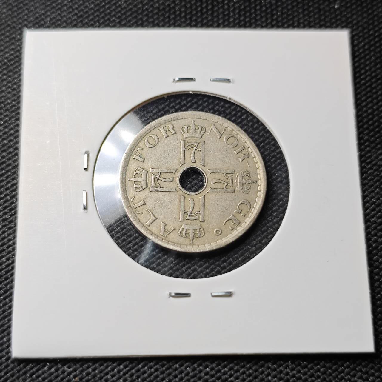 KK钱币收藏小铺  第388期  2月预留时间 周末发货  1929挪威50欧尔