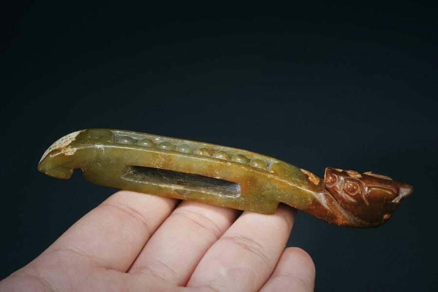 上海都达杂项专场三（全场包邮） 古玉玉带钩86-55